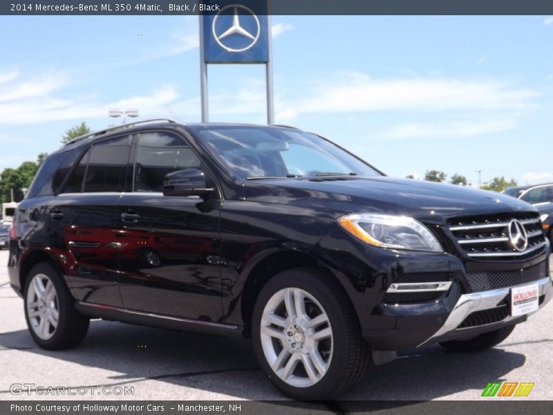 Black / Black 2014 Mercedes-Benz ML 350 4Matic