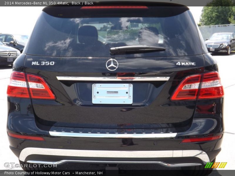 Black / Black 2014 Mercedes-Benz ML 350 4Matic