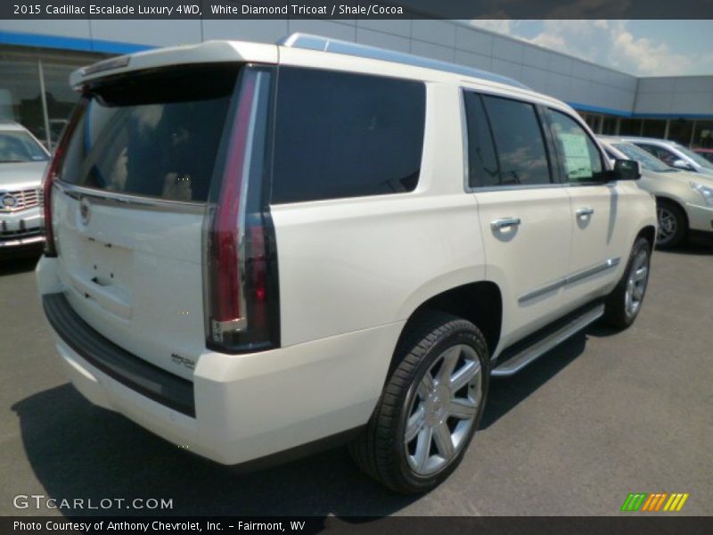 White Diamond Tricoat / Shale/Cocoa 2015 Cadillac Escalade Luxury 4WD