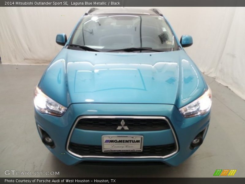 Laguna Blue Metallic / Black 2014 Mitsubishi Outlander Sport SE