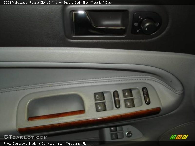Satin Silver Metallic / Gray 2001 Volkswagen Passat GLX V6 4Motion Sedan