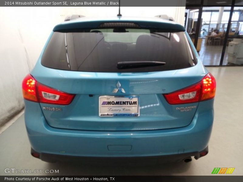 Laguna Blue Metallic / Black 2014 Mitsubishi Outlander Sport SE