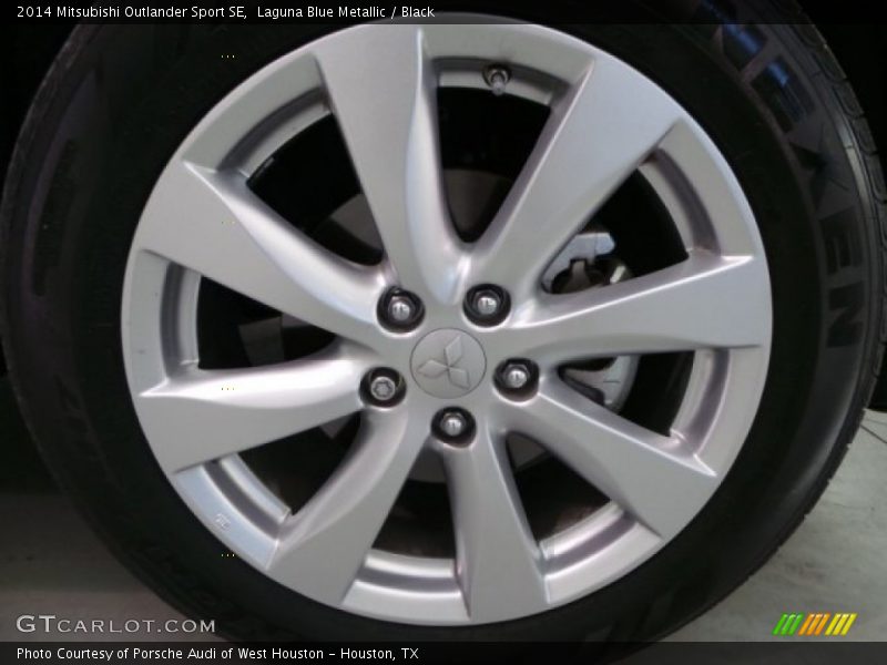 Laguna Blue Metallic / Black 2014 Mitsubishi Outlander Sport SE