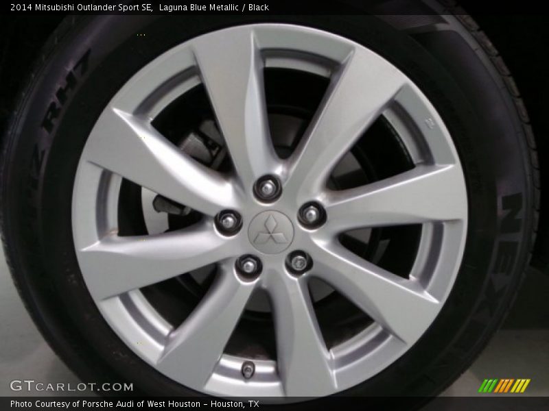 Laguna Blue Metallic / Black 2014 Mitsubishi Outlander Sport SE