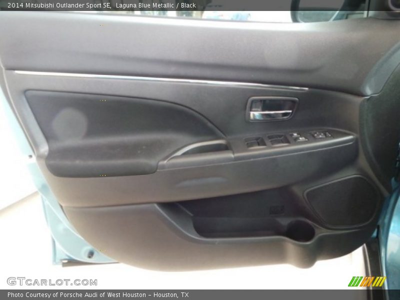 Laguna Blue Metallic / Black 2014 Mitsubishi Outlander Sport SE
