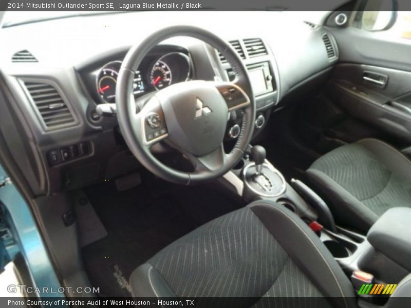 Laguna Blue Metallic / Black 2014 Mitsubishi Outlander Sport SE