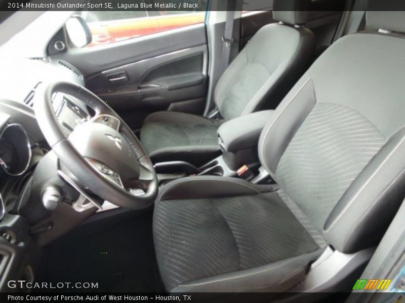 Laguna Blue Metallic / Black 2014 Mitsubishi Outlander Sport SE