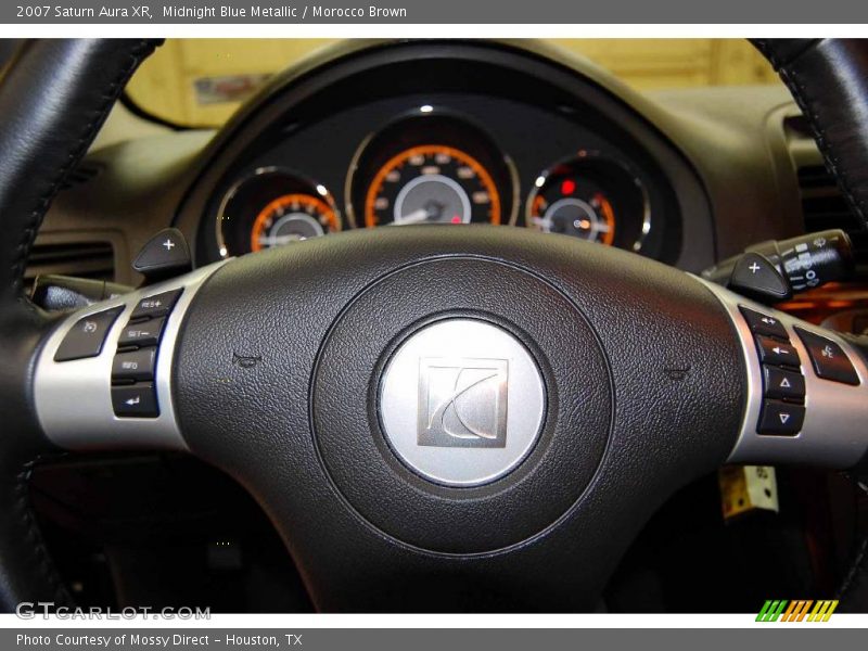 Midnight Blue Metallic / Morocco Brown 2007 Saturn Aura XR