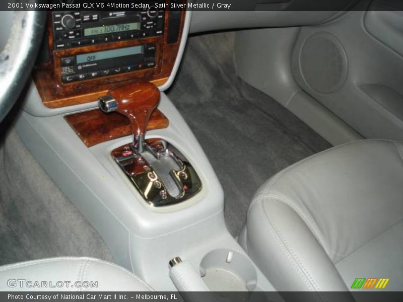 Satin Silver Metallic / Gray 2001 Volkswagen Passat GLX V6 4Motion Sedan