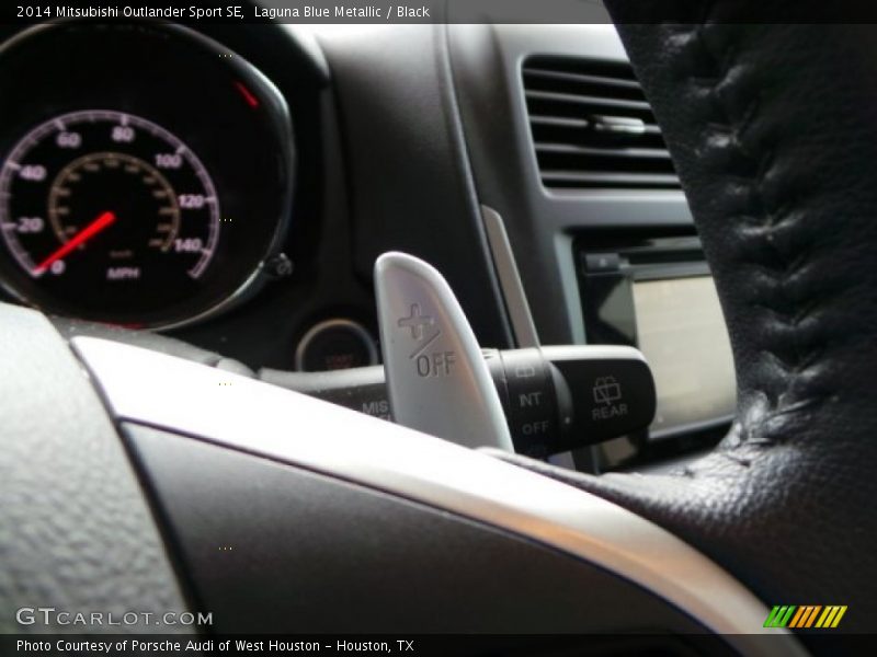 Laguna Blue Metallic / Black 2014 Mitsubishi Outlander Sport SE