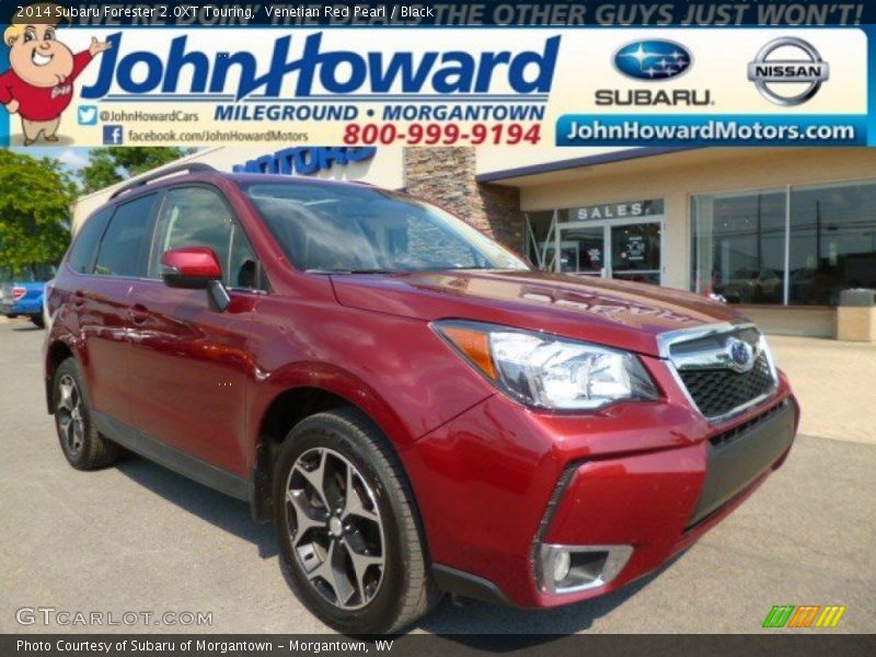 Venetian Red Pearl / Black 2014 Subaru Forester 2.0XT Touring