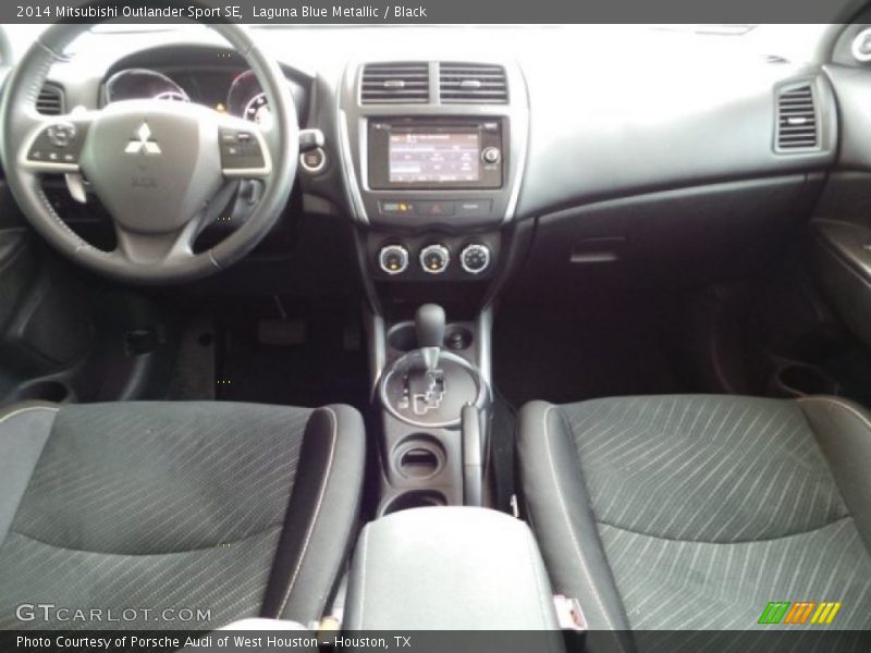 Laguna Blue Metallic / Black 2014 Mitsubishi Outlander Sport SE