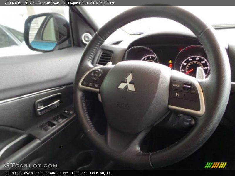 Laguna Blue Metallic / Black 2014 Mitsubishi Outlander Sport SE