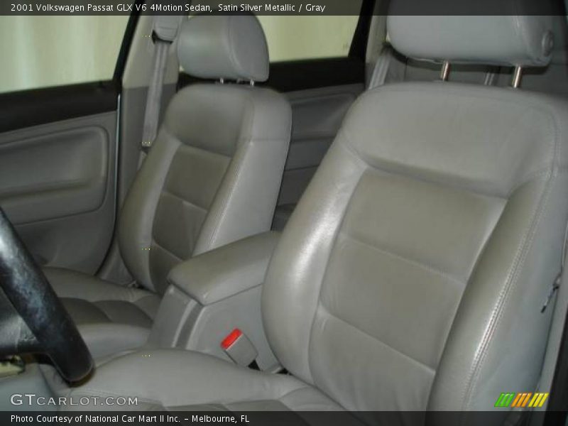 Satin Silver Metallic / Gray 2001 Volkswagen Passat GLX V6 4Motion Sedan