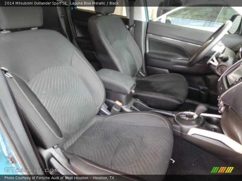 Laguna Blue Metallic / Black 2014 Mitsubishi Outlander Sport SE