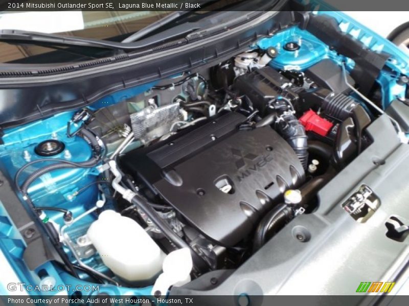 Laguna Blue Metallic / Black 2014 Mitsubishi Outlander Sport SE