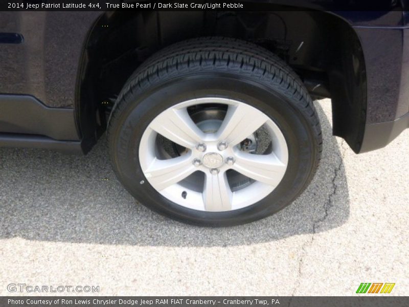 True Blue Pearl / Dark Slate Gray/Light Pebble 2014 Jeep Patriot Latitude 4x4