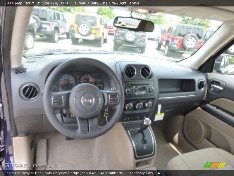 True Blue Pearl / Dark Slate Gray/Light Pebble 2014 Jeep Patriot Latitude 4x4