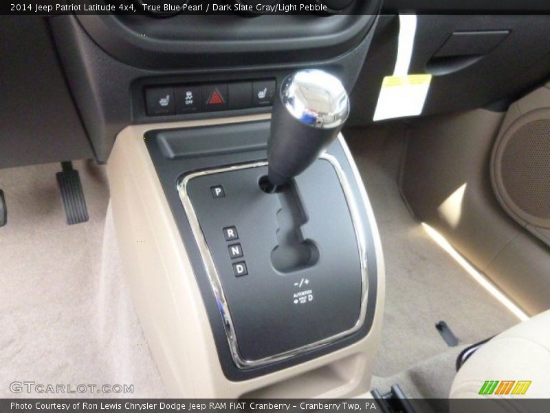 True Blue Pearl / Dark Slate Gray/Light Pebble 2014 Jeep Patriot Latitude 4x4