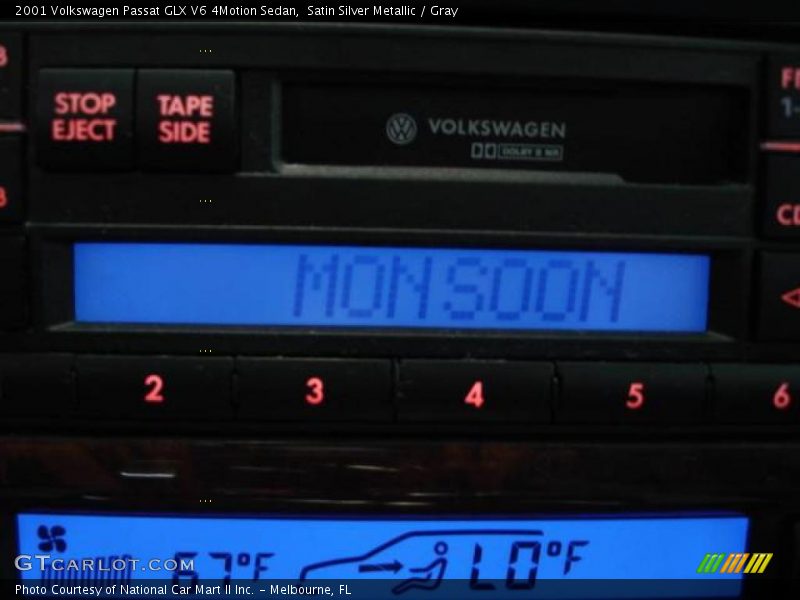 Satin Silver Metallic / Gray 2001 Volkswagen Passat GLX V6 4Motion Sedan