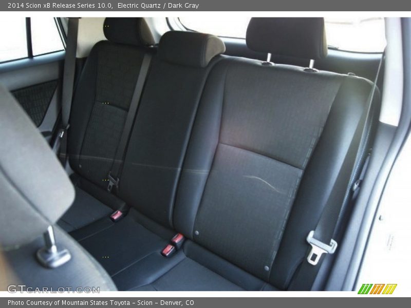 Rear Seat of 2014 xB Release Series 10.0