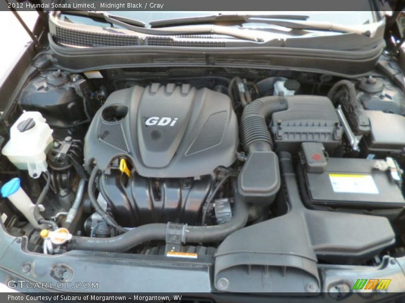 Midnight Black / Gray 2012 Hyundai Sonata Limited