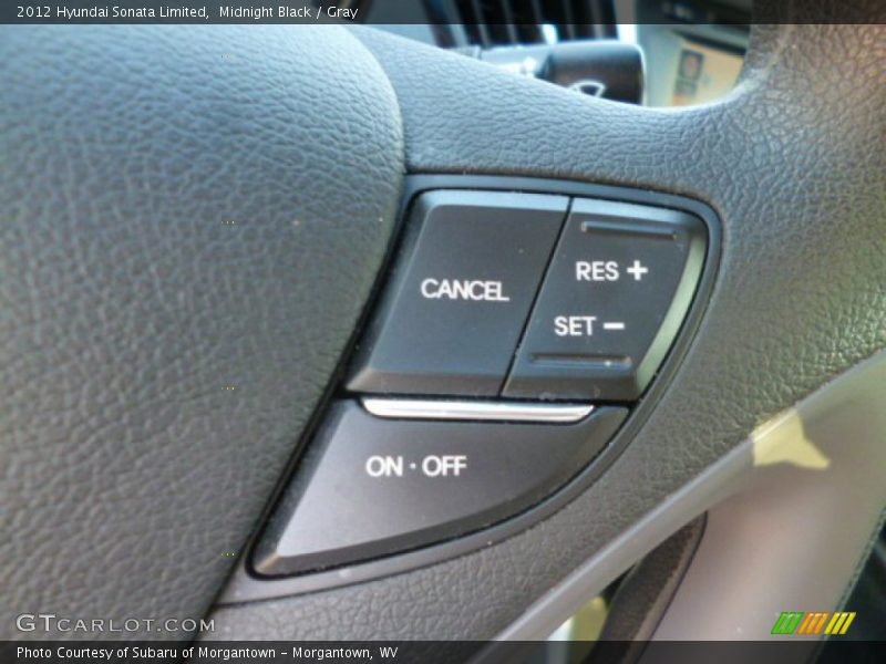 Midnight Black / Gray 2012 Hyundai Sonata Limited