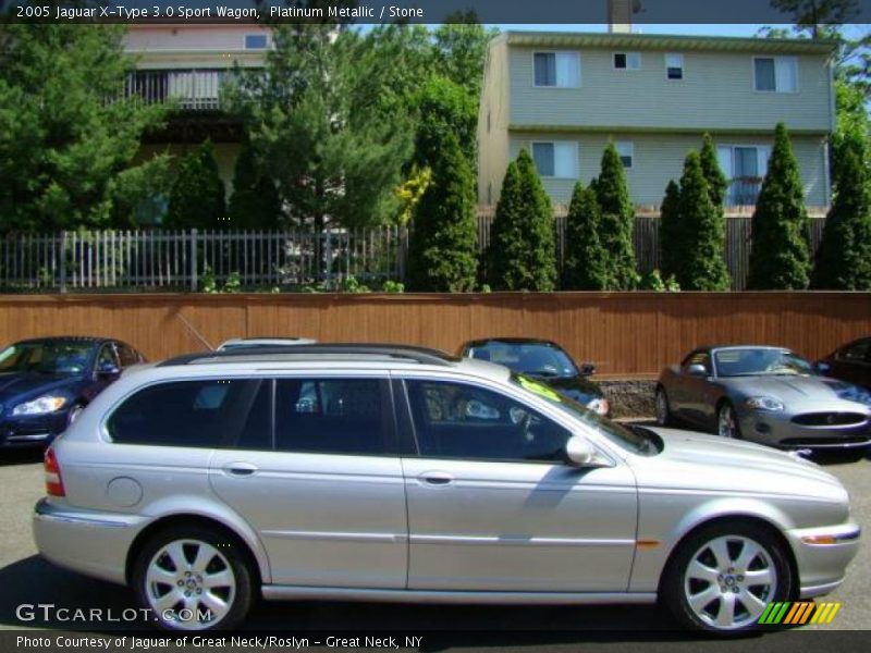Platinum Metallic / Stone 2005 Jaguar X-Type 3.0 Sport Wagon