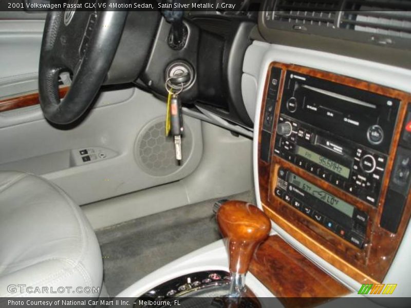 Satin Silver Metallic / Gray 2001 Volkswagen Passat GLX V6 4Motion Sedan