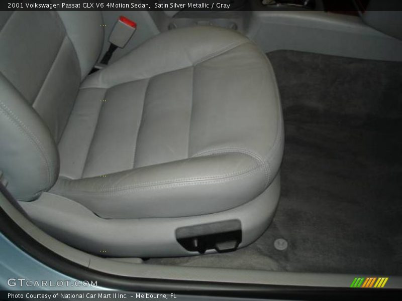 Satin Silver Metallic / Gray 2001 Volkswagen Passat GLX V6 4Motion Sedan
