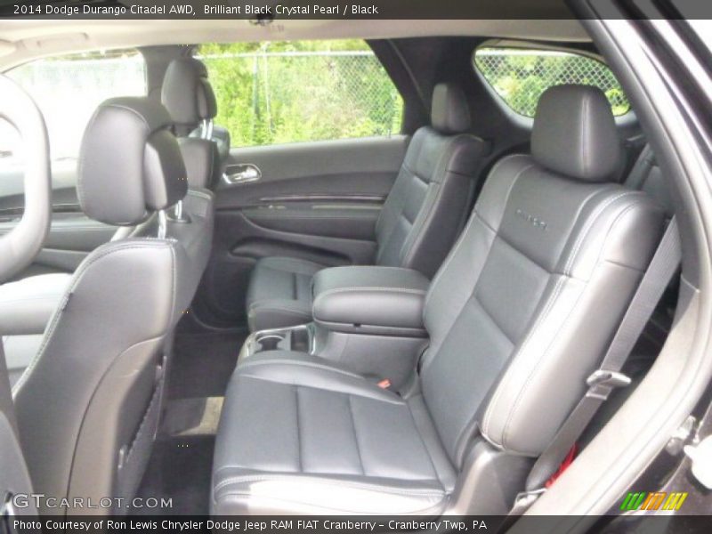 Brilliant Black Crystal Pearl / Black 2014 Dodge Durango Citadel AWD