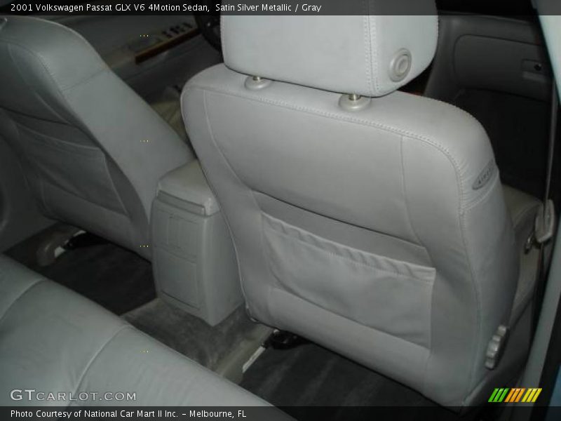 Satin Silver Metallic / Gray 2001 Volkswagen Passat GLX V6 4Motion Sedan