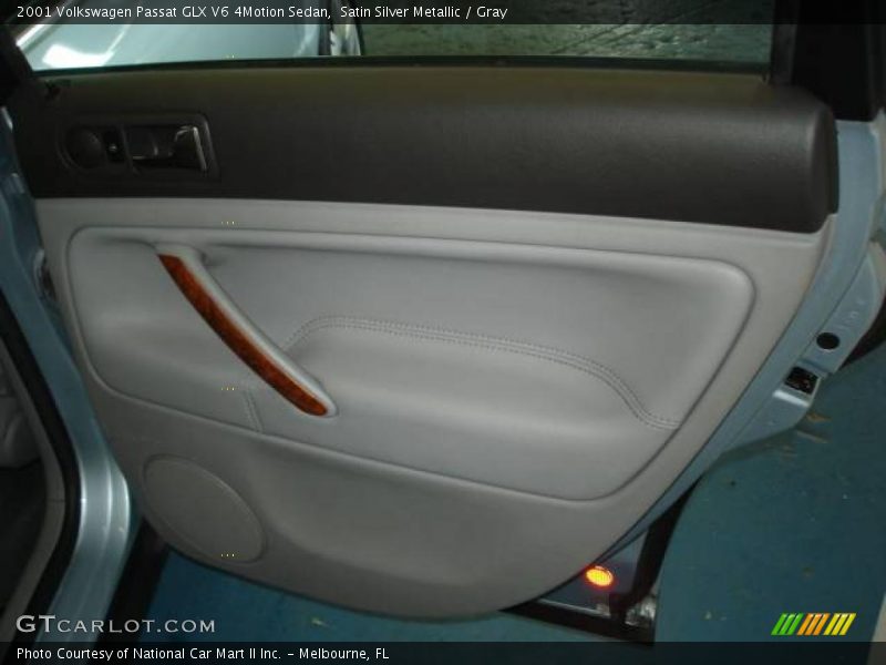 Satin Silver Metallic / Gray 2001 Volkswagen Passat GLX V6 4Motion Sedan