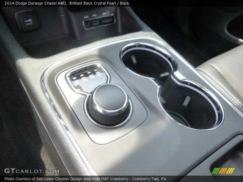 Brilliant Black Crystal Pearl / Black 2014 Dodge Durango Citadel AWD