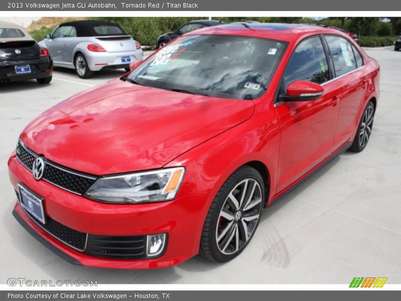 Tornado Red / Titan Black 2013 Volkswagen Jetta GLI Autobahn