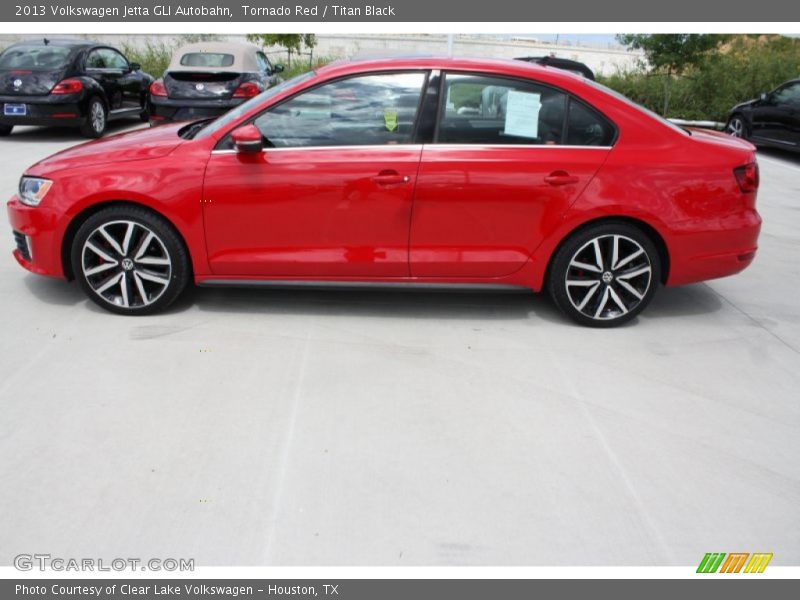 Tornado Red / Titan Black 2013 Volkswagen Jetta GLI Autobahn