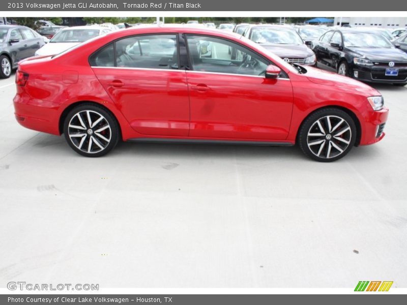 Tornado Red / Titan Black 2013 Volkswagen Jetta GLI Autobahn