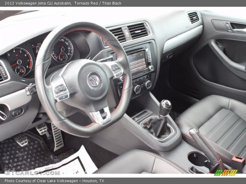 Tornado Red / Titan Black 2013 Volkswagen Jetta GLI Autobahn