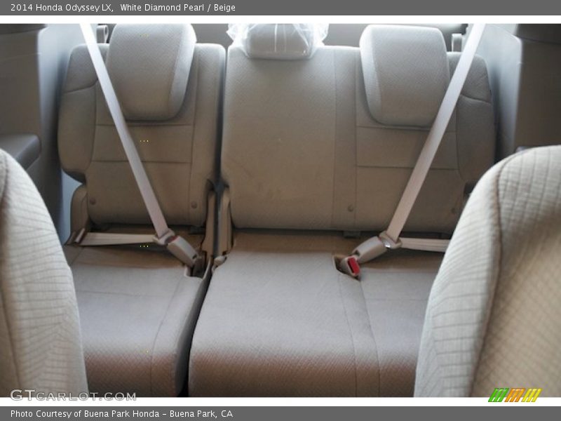 White Diamond Pearl / Beige 2014 Honda Odyssey LX