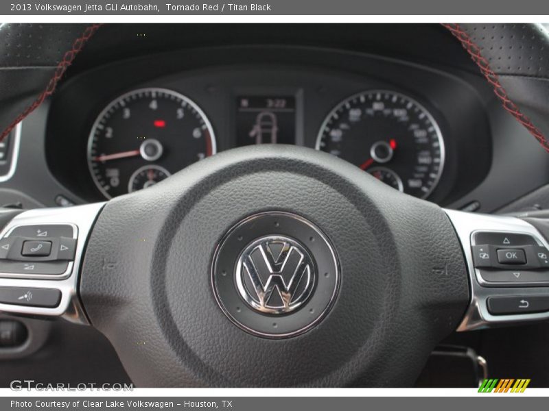 Tornado Red / Titan Black 2013 Volkswagen Jetta GLI Autobahn