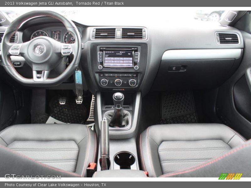 Tornado Red / Titan Black 2013 Volkswagen Jetta GLI Autobahn