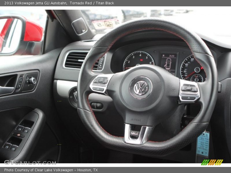 Tornado Red / Titan Black 2013 Volkswagen Jetta GLI Autobahn