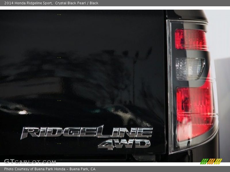 Crystal Black Pearl / Black 2014 Honda Ridgeline Sport