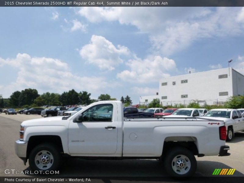 Summit White / Jet Black/Dark Ash 2015 Chevrolet Silverado 2500HD WT Regular Cab 4x4