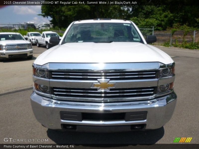 Summit White / Jet Black/Dark Ash 2015 Chevrolet Silverado 2500HD WT Regular Cab 4x4