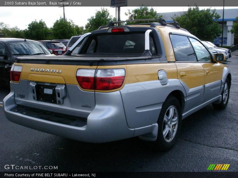 Baja Yellow / Gray 2003 Subaru Baja Sport