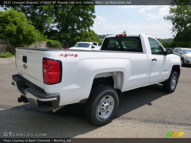 Summit White / Jet Black/Dark Ash 2015 Chevrolet Silverado 2500HD WT Regular Cab 4x4