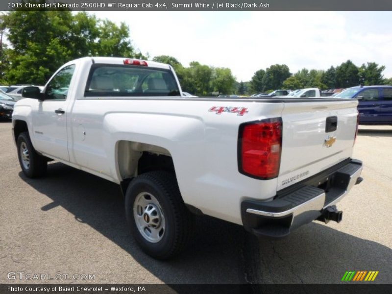 Summit White / Jet Black/Dark Ash 2015 Chevrolet Silverado 2500HD WT Regular Cab 4x4
