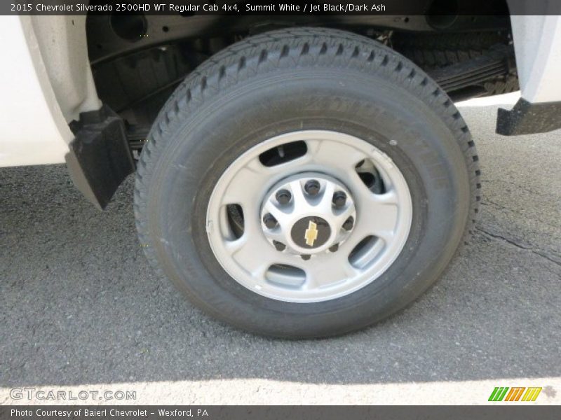 Summit White / Jet Black/Dark Ash 2015 Chevrolet Silverado 2500HD WT Regular Cab 4x4
