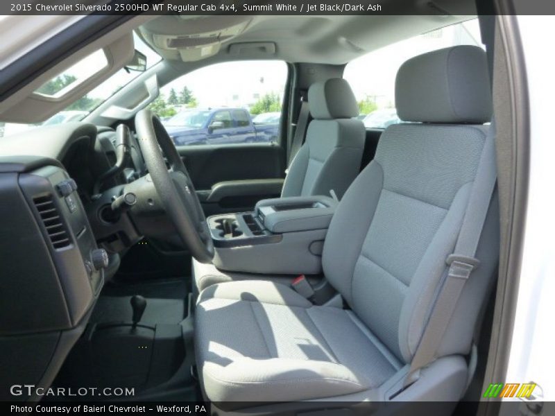 Front Seat of 2015 Silverado 2500HD WT Regular Cab 4x4